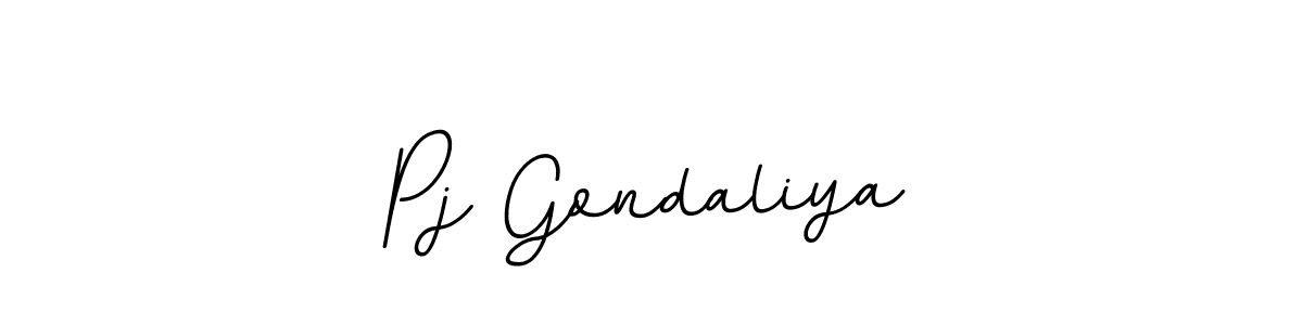 How to make Pj Gondaliya signature? BallpointsItalic-DORy9 is a professional autograph style. Create handwritten signature for Pj Gondaliya name. Pj Gondaliya signature style 11 images and pictures png