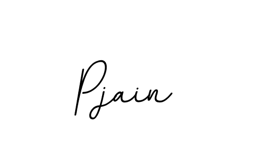 You should practise on your own different ways (BallpointsItalic-DORy9) to write your name (Pjain) in signature. don't let someone else do it for you. Pjain signature style 11 images and pictures png