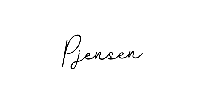 Design your own signature with our free online signature maker. With this signature software, you can create a handwritten (BallpointsItalic-DORy9) signature for name Pjensen. Pjensen signature style 11 images and pictures png