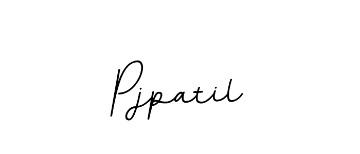 Make a beautiful signature design for name Pjpatil. With this signature (BallpointsItalic-DORy9) style, you can create a handwritten signature for free. Pjpatil signature style 11 images and pictures png