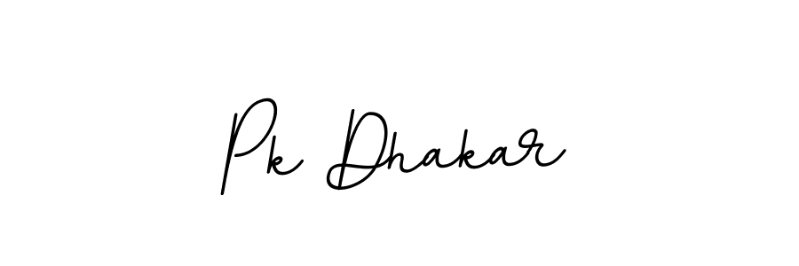 Pk Dhakar stylish signature style. Best Handwritten Sign (BallpointsItalic-DORy9) for my name. Handwritten Signature Collection Ideas for my name Pk Dhakar. Pk Dhakar signature style 11 images and pictures png