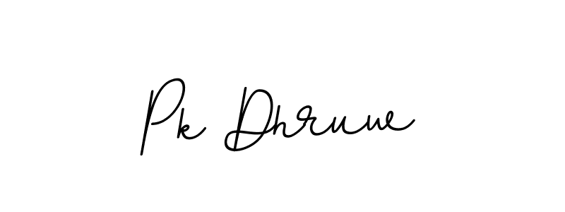 How to make Pk Dhruw signature? BallpointsItalic-DORy9 is a professional autograph style. Create handwritten signature for Pk Dhruw name. Pk Dhruw signature style 11 images and pictures png