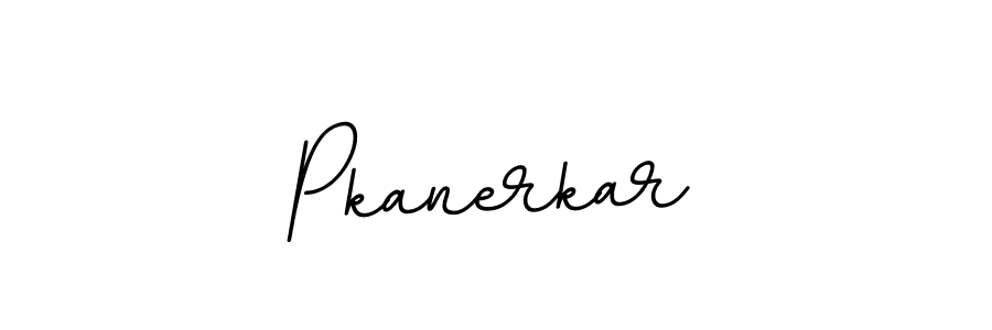 How to make Pkanerkar name signature. Use BallpointsItalic-DORy9 style for creating short signs online. This is the latest handwritten sign. Pkanerkar signature style 11 images and pictures png