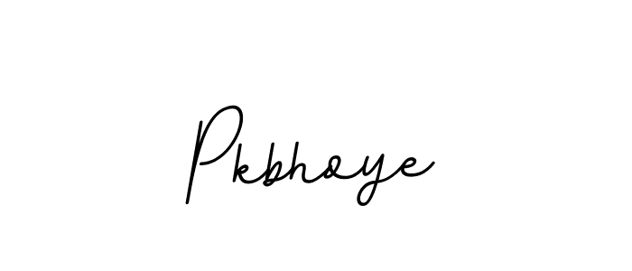 Use a signature maker to create a handwritten signature online. With this signature software, you can design (BallpointsItalic-DORy9) your own signature for name Pkbhoye. Pkbhoye signature style 11 images and pictures png