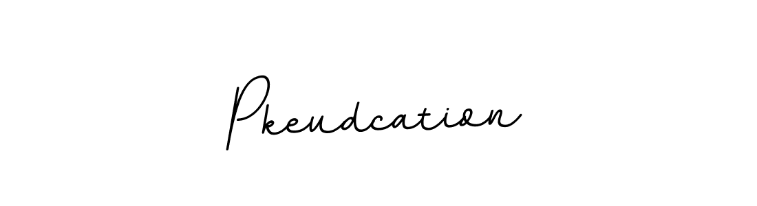 Create a beautiful signature design for name Pkeudcation. With this signature (BallpointsItalic-DORy9) fonts, you can make a handwritten signature for free. Pkeudcation signature style 11 images and pictures png