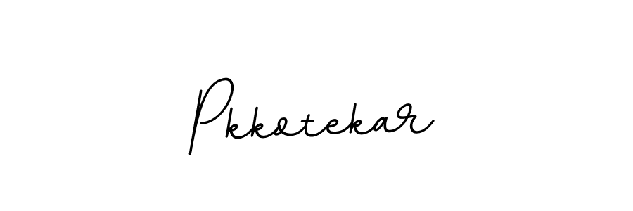 Create a beautiful signature design for name Pkkotekar. With this signature (BallpointsItalic-DORy9) fonts, you can make a handwritten signature for free. Pkkotekar signature style 11 images and pictures png