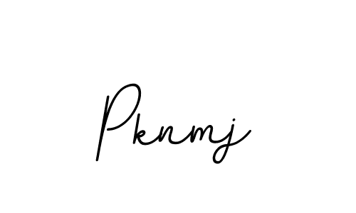 Design your own signature with our free online signature maker. With this signature software, you can create a handwritten (BallpointsItalic-DORy9) signature for name Pknmj. Pknmj signature style 11 images and pictures png