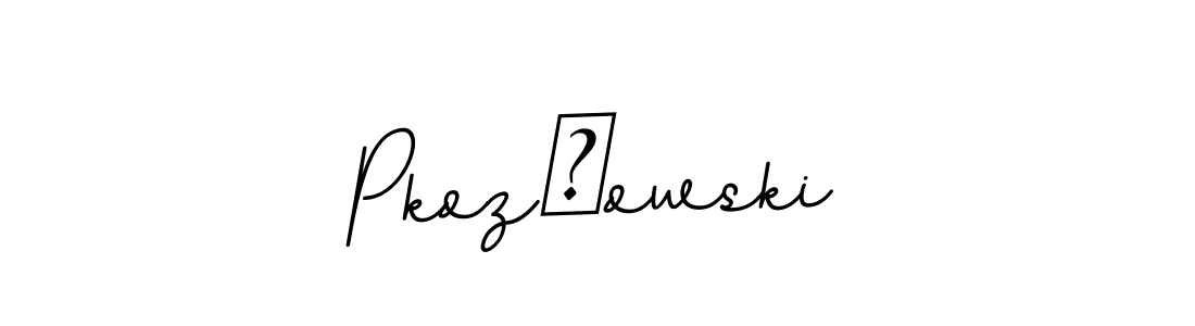 You can use this online signature creator to create a handwritten signature for the name Pkozłowski. This is the best online autograph maker. Pkozłowski signature style 11 images and pictures png