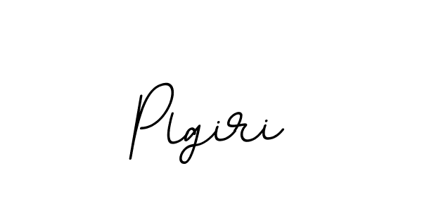 Make a beautiful signature design for name Plgiri. With this signature (BallpointsItalic-DORy9) style, you can create a handwritten signature for free. Plgiri signature style 11 images and pictures png