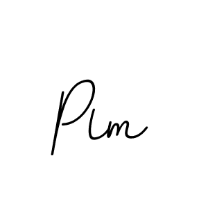 Design your own signature with our free online signature maker. With this signature software, you can create a handwritten (BallpointsItalic-DORy9) signature for name Plm. Plm signature style 11 images and pictures png