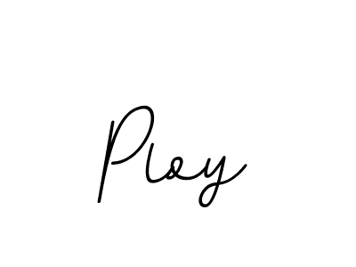 Use a signature maker to create a handwritten signature online. With this signature software, you can design (BallpointsItalic-DORy9) your own signature for name Ploy. Ploy signature style 11 images and pictures png