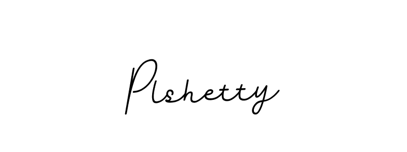 The best way (BallpointsItalic-DORy9) to make a short signature is to pick only two or three words in your name. The name Plshetty include a total of six letters. For converting this name. Plshetty signature style 11 images and pictures png