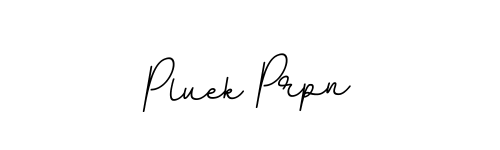Design your own signature with our free online signature maker. With this signature software, you can create a handwritten (BallpointsItalic-DORy9) signature for name Pluek Prpn. Pluek Prpn signature style 11 images and pictures png