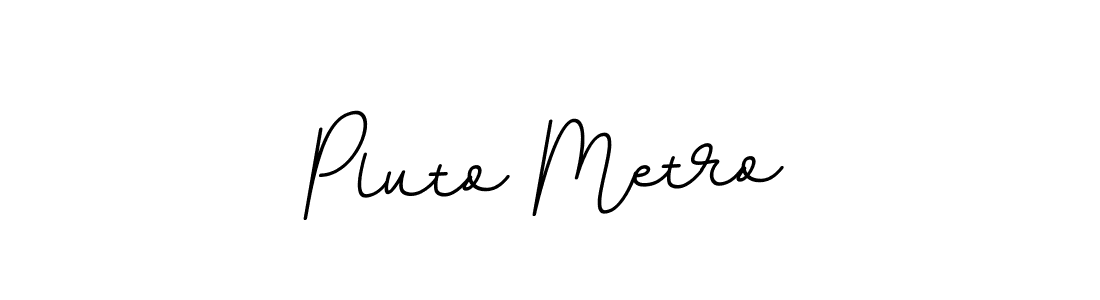 It looks lik you need a new signature style for name Pluto Metro. Design unique handwritten (BallpointsItalic-DORy9) signature with our free signature maker in just a few clicks. Pluto Metro signature style 11 images and pictures png