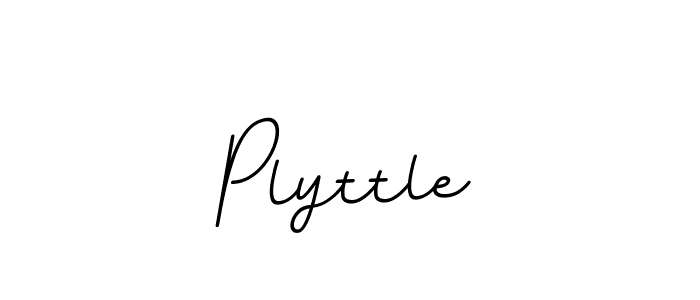 Use a signature maker to create a handwritten signature online. With this signature software, you can design (BallpointsItalic-DORy9) your own signature for name Plyttle. Plyttle signature style 11 images and pictures png