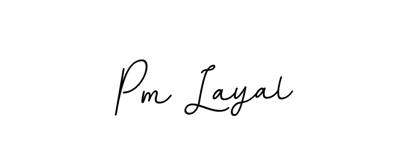 if you are searching for the best signature style for your name Pm Layal. so please give up your signature search. here we have designed multiple signature styles  using BallpointsItalic-DORy9. Pm Layal signature style 11 images and pictures png