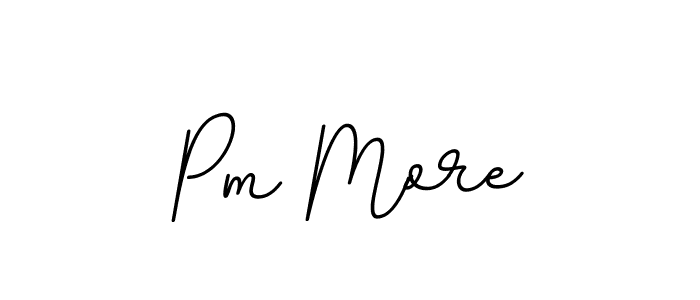Pm More stylish signature style. Best Handwritten Sign (BallpointsItalic-DORy9) for my name. Handwritten Signature Collection Ideas for my name Pm More. Pm More signature style 11 images and pictures png