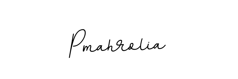 How to make Pmahrolia name signature. Use BallpointsItalic-DORy9 style for creating short signs online. This is the latest handwritten sign. Pmahrolia signature style 11 images and pictures png