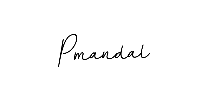 Use a signature maker to create a handwritten signature online. With this signature software, you can design (BallpointsItalic-DORy9) your own signature for name Pmandal. Pmandal signature style 11 images and pictures png