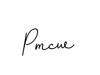 Make a beautiful signature design for name Pmcw. With this signature (BallpointsItalic-DORy9) style, you can create a handwritten signature for free. Pmcw signature style 11 images and pictures png