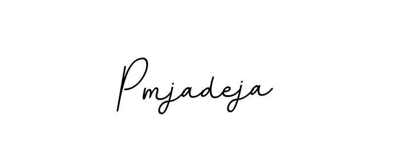 Create a beautiful signature design for name Pmjadeja. With this signature (BallpointsItalic-DORy9) fonts, you can make a handwritten signature for free. Pmjadeja signature style 11 images and pictures png