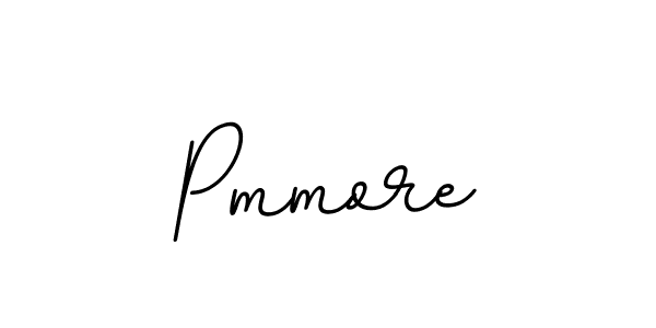 Design your own signature with our free online signature maker. With this signature software, you can create a handwritten (BallpointsItalic-DORy9) signature for name Pmmore. Pmmore signature style 11 images and pictures png