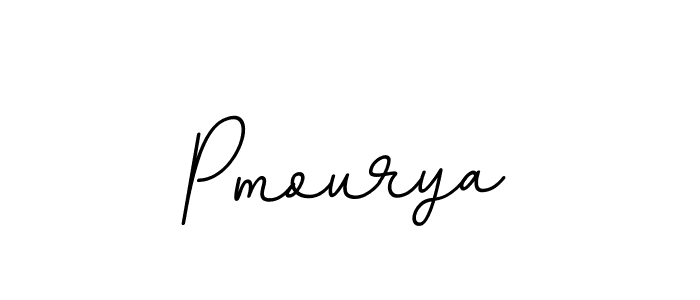 Design your own signature with our free online signature maker. With this signature software, you can create a handwritten (BallpointsItalic-DORy9) signature for name Pmourya. Pmourya signature style 11 images and pictures png