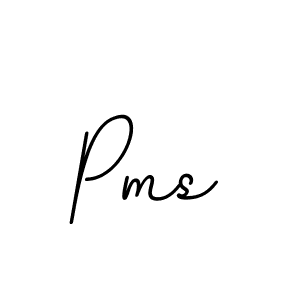 The best way (BallpointsItalic-DORy9) to make a short signature is to pick only two or three words in your name. The name Pms include a total of six letters. For converting this name. Pms signature style 11 images and pictures png