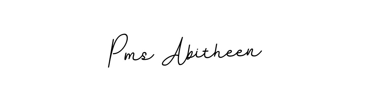 Make a beautiful signature design for name Pms Abitheen. With this signature (BallpointsItalic-DORy9) style, you can create a handwritten signature for free. Pms Abitheen signature style 11 images and pictures png