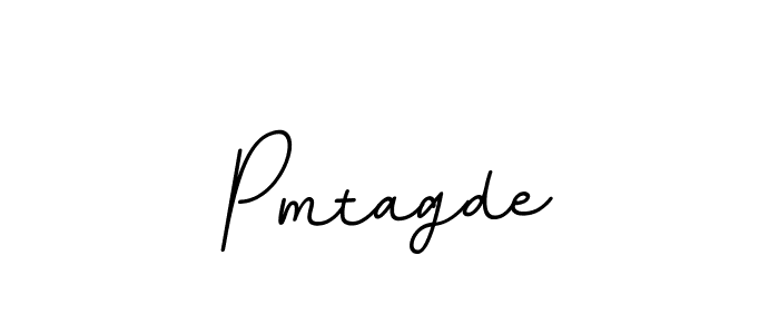 Make a beautiful signature design for name Pmtagde. With this signature (BallpointsItalic-DORy9) style, you can create a handwritten signature for free. Pmtagde signature style 11 images and pictures png