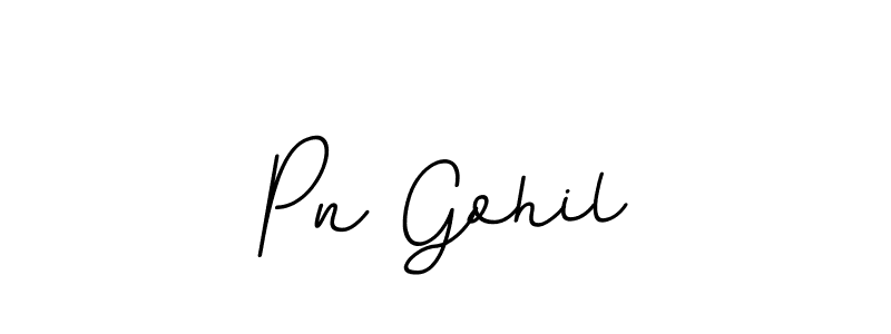 Create a beautiful signature design for name Pn Gohil. With this signature (BallpointsItalic-DORy9) fonts, you can make a handwritten signature for free. Pn Gohil signature style 11 images and pictures png