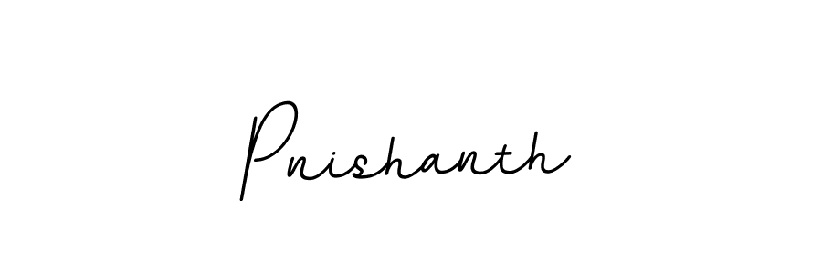 Create a beautiful signature design for name Pnishanth. With this signature (BallpointsItalic-DORy9) fonts, you can make a handwritten signature for free. Pnishanth signature style 11 images and pictures png