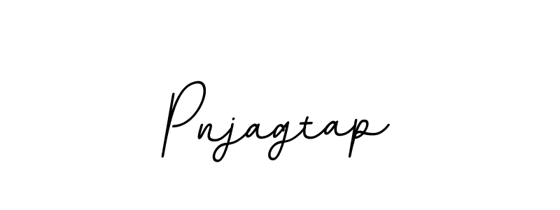 Make a beautiful signature design for name Pnjagtap. With this signature (BallpointsItalic-DORy9) style, you can create a handwritten signature for free. Pnjagtap signature style 11 images and pictures png