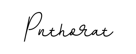 Make a beautiful signature design for name Pnthorat. With this signature (BallpointsItalic-DORy9) style, you can create a handwritten signature for free. Pnthorat signature style 11 images and pictures png