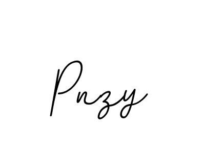 You should practise on your own different ways (BallpointsItalic-DORy9) to write your name (Pnzy) in signature. don't let someone else do it for you. Pnzy signature style 11 images and pictures png