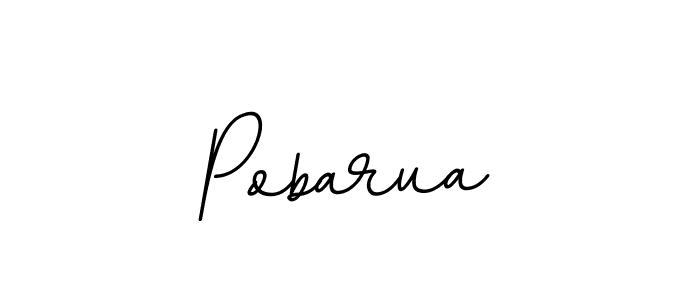 Make a beautiful signature design for name Pobarua. With this signature (BallpointsItalic-DORy9) style, you can create a handwritten signature for free. Pobarua signature style 11 images and pictures png
