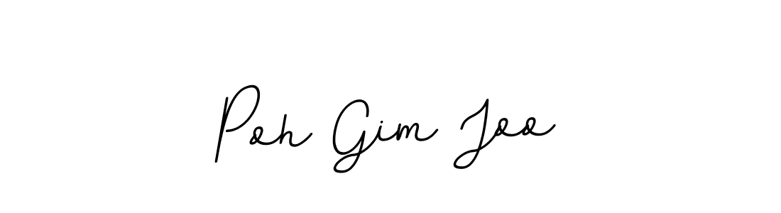 Poh Gim Joo stylish signature style. Best Handwritten Sign (BallpointsItalic-DORy9) for my name. Handwritten Signature Collection Ideas for my name Poh Gim Joo. Poh Gim Joo signature style 11 images and pictures png
