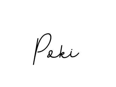 Similarly BallpointsItalic-DORy9 is the best handwritten signature design. Signature creator online .You can use it as an online autograph creator for name Poki. Poki signature style 11 images and pictures png