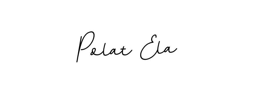 Design your own signature with our free online signature maker. With this signature software, you can create a handwritten (BallpointsItalic-DORy9) signature for name Polat Ela. Polat Ela signature style 11 images and pictures png