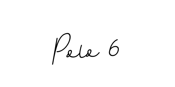 Use a signature maker to create a handwritten signature online. With this signature software, you can design (BallpointsItalic-DORy9) your own signature for name Polo 6. Polo 6 signature style 11 images and pictures png