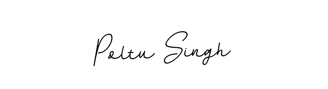 Poltu Singh stylish signature style. Best Handwritten Sign (BallpointsItalic-DORy9) for my name. Handwritten Signature Collection Ideas for my name Poltu Singh. Poltu Singh signature style 11 images and pictures png