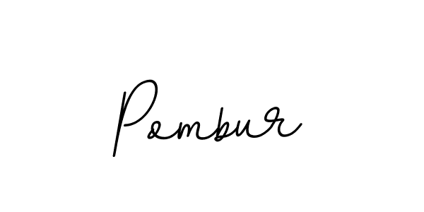 Make a beautiful signature design for name Pombur. With this signature (BallpointsItalic-DORy9) style, you can create a handwritten signature for free. Pombur signature style 11 images and pictures png