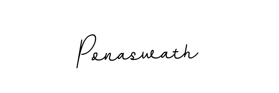 Make a beautiful signature design for name Ponaswath. Use this online signature maker to create a handwritten signature for free. Ponaswath signature style 11 images and pictures png