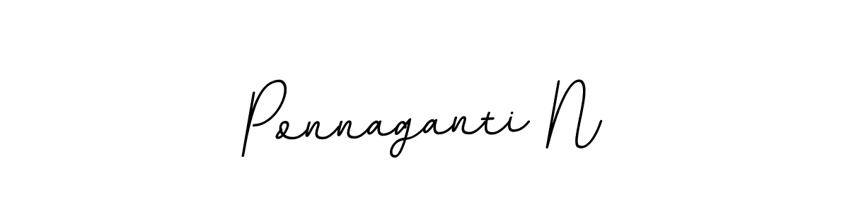 Create a beautiful signature design for name Ponnaganti N. With this signature (BallpointsItalic-DORy9) fonts, you can make a handwritten signature for free. Ponnaganti N signature style 11 images and pictures png