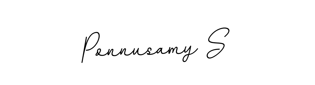 This is the best signature style for the Ponnusamy S name. Also you like these signature font (BallpointsItalic-DORy9). Mix name signature. Ponnusamy S signature style 11 images and pictures png