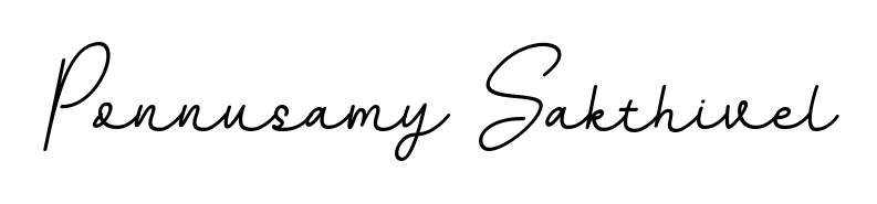 Make your name Ponnusamy Sakthivel memorable on every contract using BallpointsItalic-DORy9 autograph style. Instant transparent background export available. Ponnusamy Sakthivel signature style 11 images and pictures png