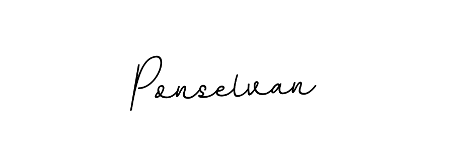 How to make Ponselvan signature? BallpointsItalic-DORy9 is a professional autograph style. Create handwritten signature for Ponselvan name. Ponselvan signature style 11 images and pictures png