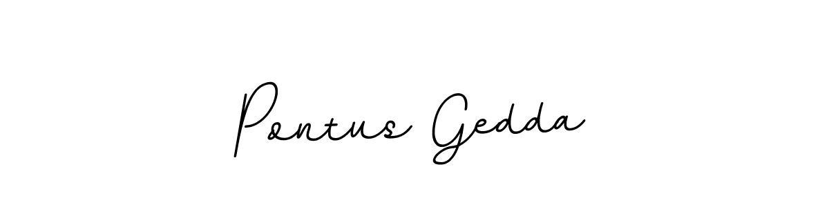 Make a short Pontus Gedda signature style. Manage your documents anywhere anytime using BallpointsItalic-DORy9. Create and add eSignatures, submit forms, share and send files easily. Pontus Gedda signature style 11 images and pictures png