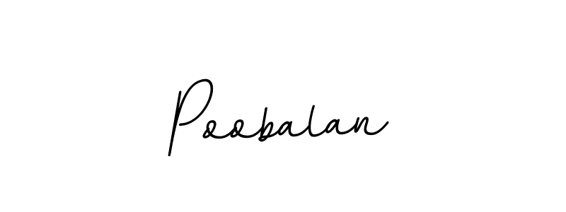 if you are searching for the best signature style for your name Poobalan. so please give up your signature search. here we have designed multiple signature styles  using BallpointsItalic-DORy9. Poobalan signature style 11 images and pictures png