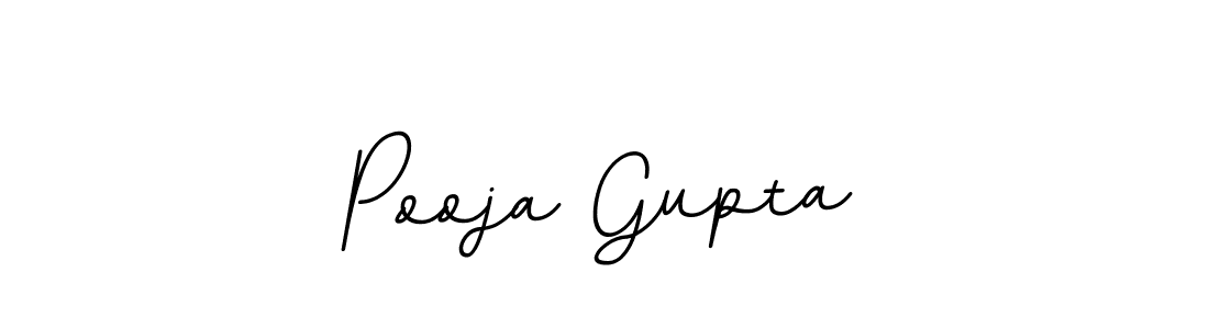 Use a signature maker to create a handwritten signature online. With this signature software, you can design (BallpointsItalic-DORy9) your own signature for name Pooja Gupta. Pooja Gupta signature style 11 images and pictures png